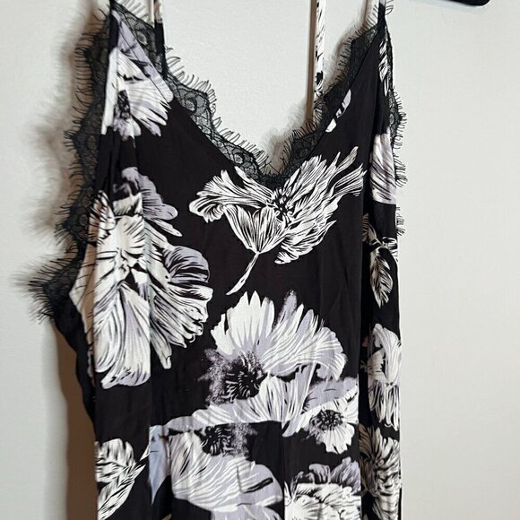 ASTR The Label Black Lace Floral Jumpsuit - Picture 3 of 7